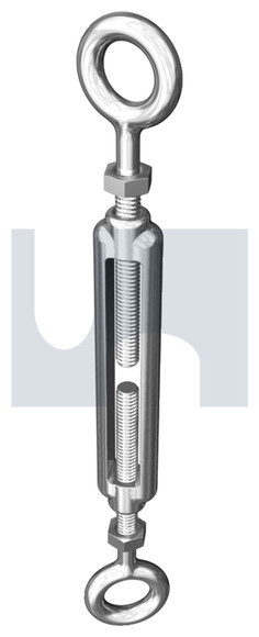 Turnbuckle Eye+Eye Ss316 M8 X 120 Hec